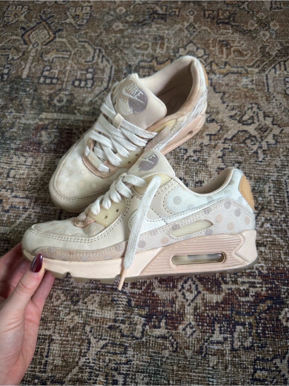 Pink Polka Dot Nike Air Max 90s Size 6